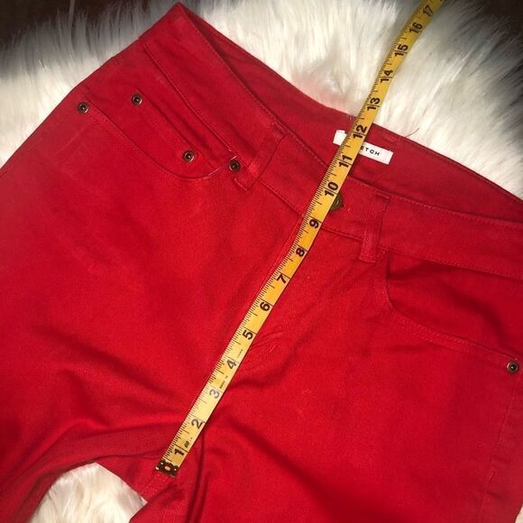 Jones New York sports red crop denim sz 8 - Picture 7 of 8